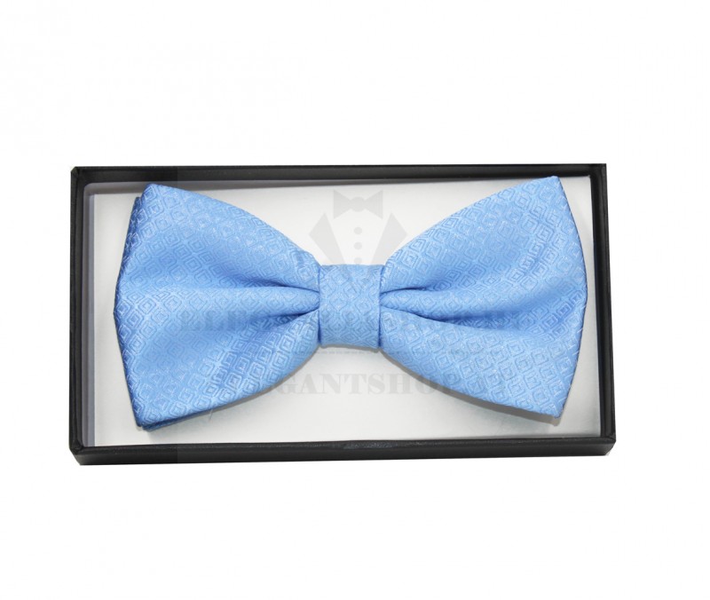      NM Satin Fliege im Geschenkbox - Blau