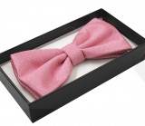      NM Satin Fliege im Geschenkbox - Rosa