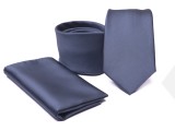           Premium Krawatte Set - Blau Kleine gemusterte Krawatten