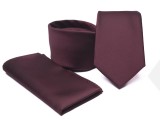           Premium Krawatte Set - Bordeaux