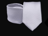         Rossini Premium Krawatte - Weiß gepunktet
