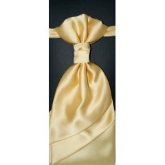 Hochzeit Krawatte mit Einstecktuch - Golden Krawatten für Hochzeit
