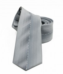          NM Slim Krawatte - Grau gemustert 