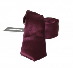            NM Slim Krawatte - Burgunder Unifarbige Krawatten