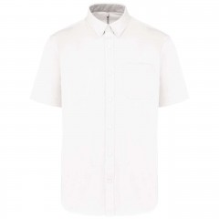        Comfort fit langarm Hemd - Weiß Kurzarmhemden