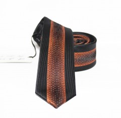          NM Slim Krawatte - Orange-schwarz 