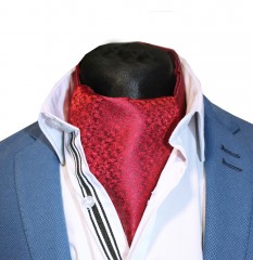Cravat Ascot Krawatten für Männer - Rot gemustert Spezialität