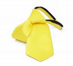    Satin Damen/Kinderkrawatte - Gelb Damen Krawatte, Fliege