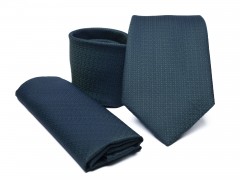           Premium Krawatte Set - Blau-grün Kleine gemusterte Krawatten