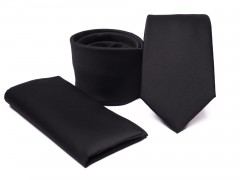           Premium Krawatte Set - Schwarz 