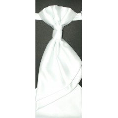 Hochzeit Krawatte mit Einstecktuch - Weiß Krawatten für Hochzeit